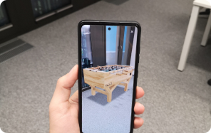 Ground/Surface Tracking Based AR Content