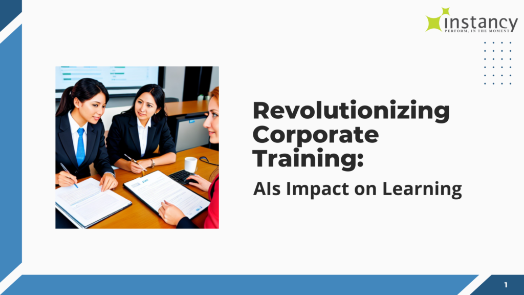 Revolutionizing Corporate Training: AIs Impact on Learning